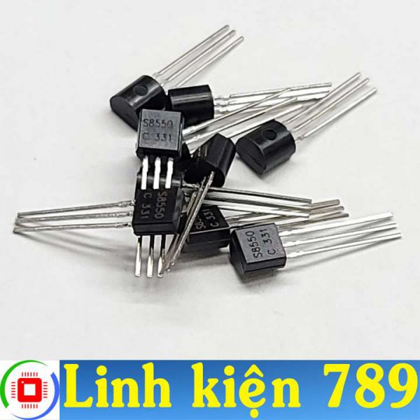 S8550 Transistor PNP 0.5A 40V TO-92 (3 con)